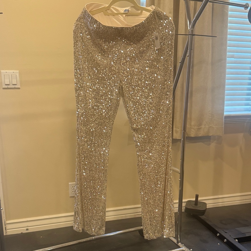 Sparkling Sequin Pants